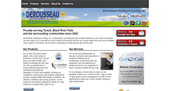 Desktop Screenshot of derousseauheatcool.com